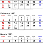 Quarterly Calendars 2023 Free Printable Word Templates Quarterly