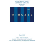 Wingate University Academic Catalog 2022 2023 By Wingate University Issuu